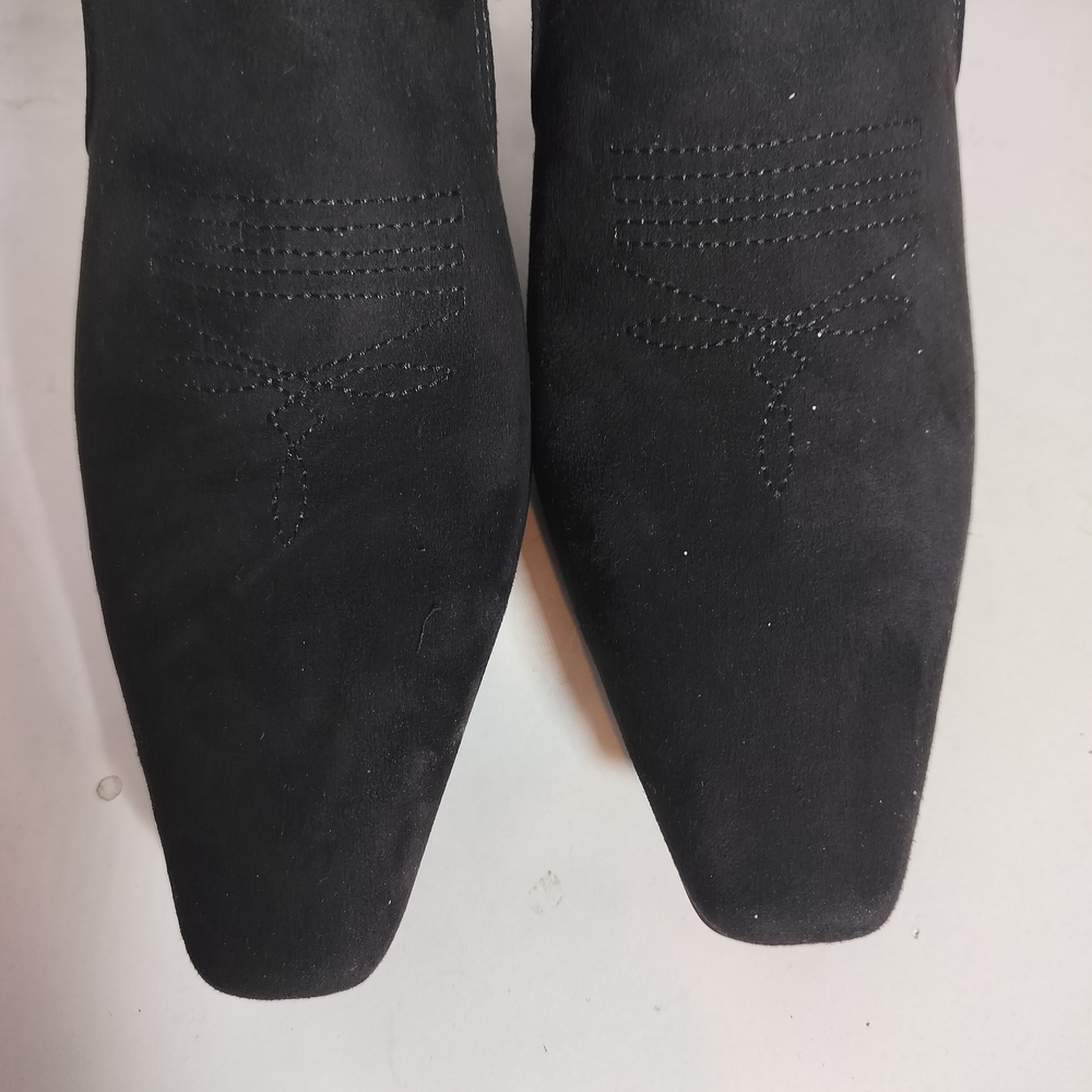 INC International Concepts Black Suede Boots - Picture 2 of 6
